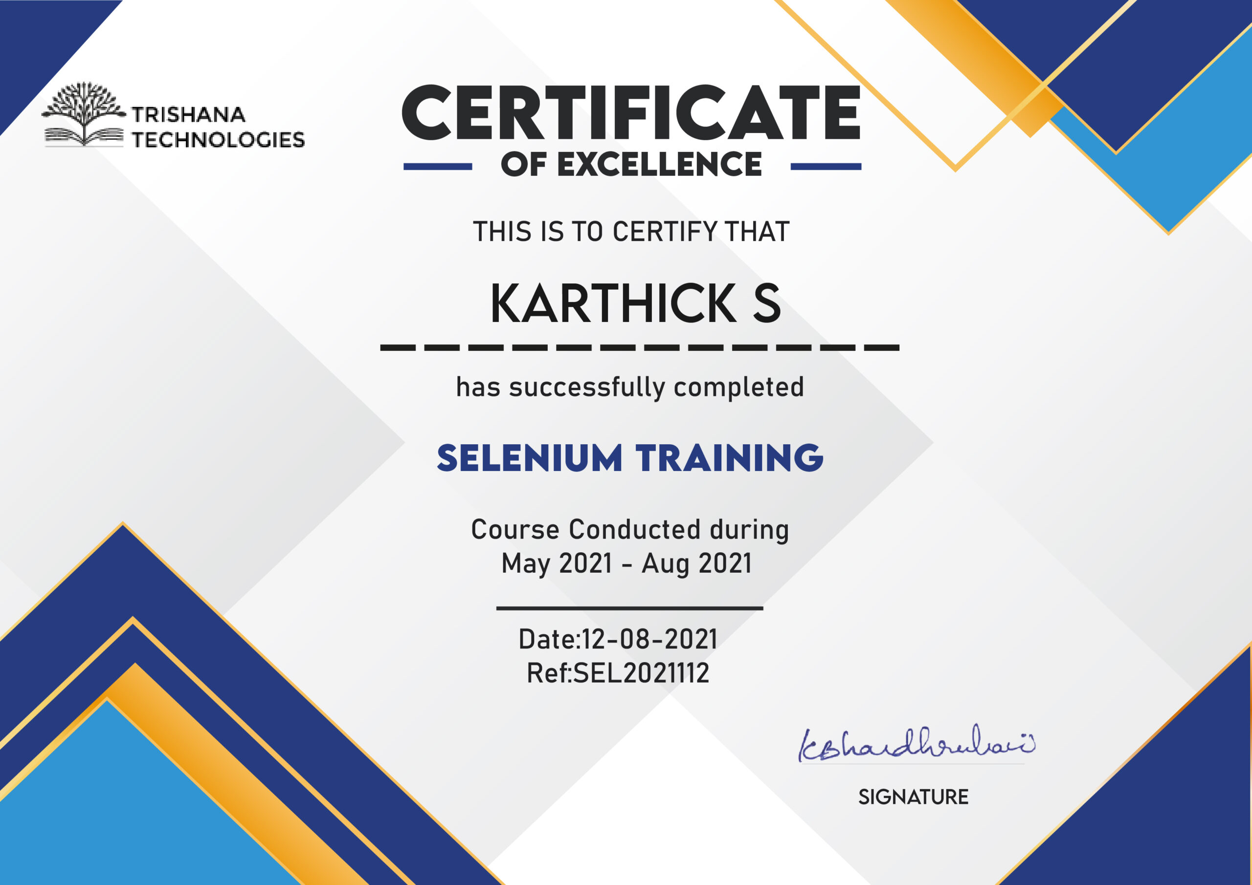 Selenium Training In Kalyan Nagar